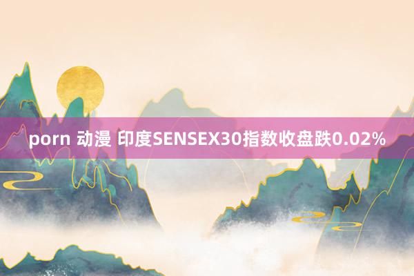 porn 动漫 印度SENSEX30指数收盘跌0.02%