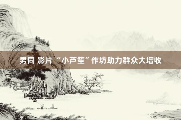 男同 影片 “小芦笙”作坊助力群众大增收