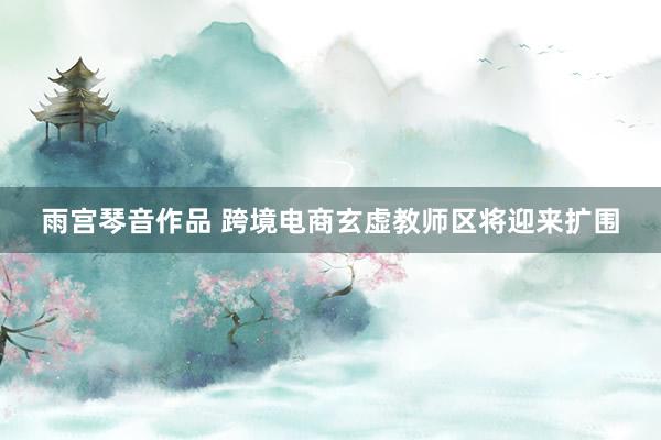 雨宫琴音作品 跨境电商玄虚教师区将迎来扩围